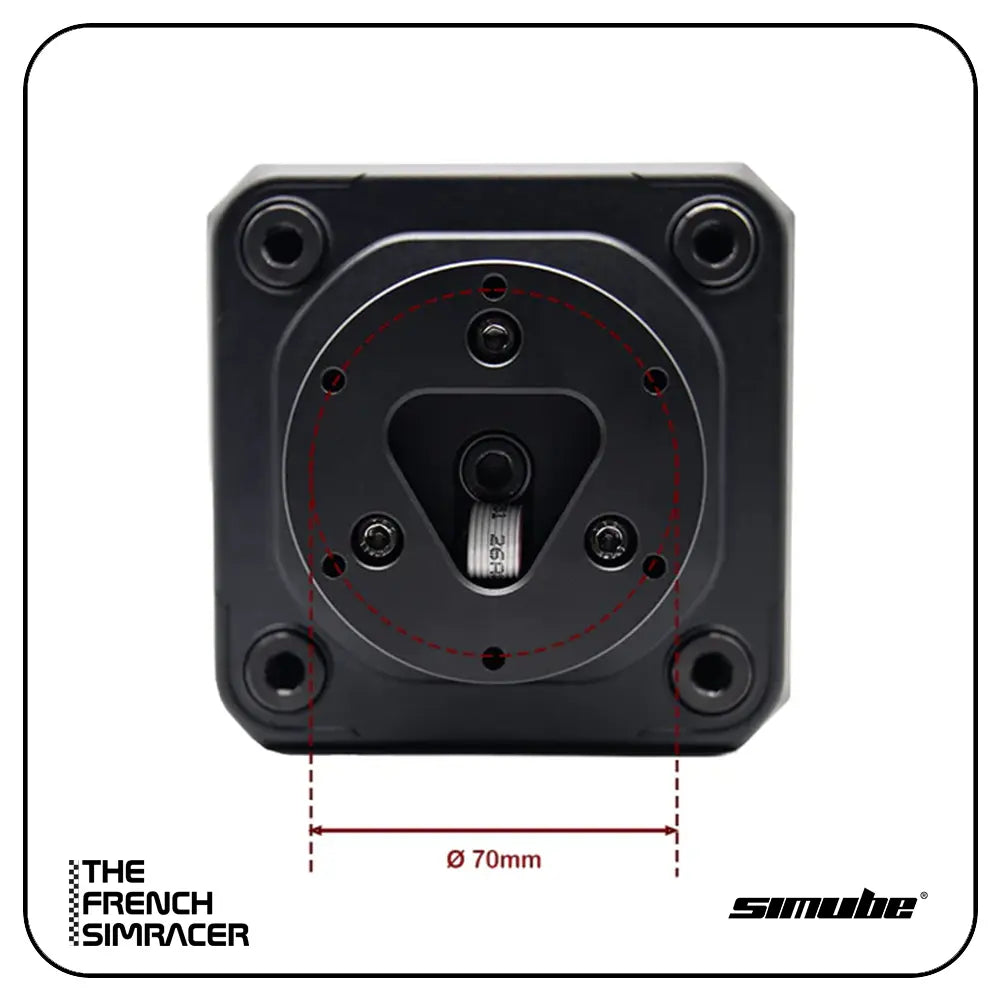 Simube Simucube 3 70mm Adapter – Quick Release Adapter for Simucube 3 - The French Simracer