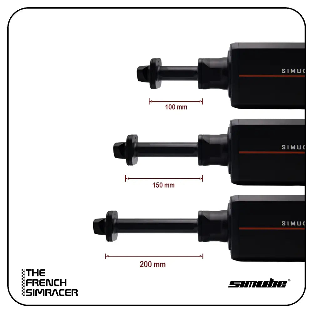 Simube Simucube 3 Shaft Extension – CNC Aluminium Shaft Extender - The French Simracer