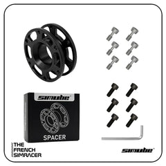 Simube Steering Wheel Spacer – CNC Aluminium Wheel Spacer (30mm / 50mm) - The French Simracer