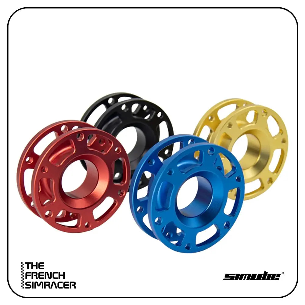 Simube Steering Wheel Spacer – CNC Aluminium Wheel Spacer (30mm / 50mm) - The French Simracer