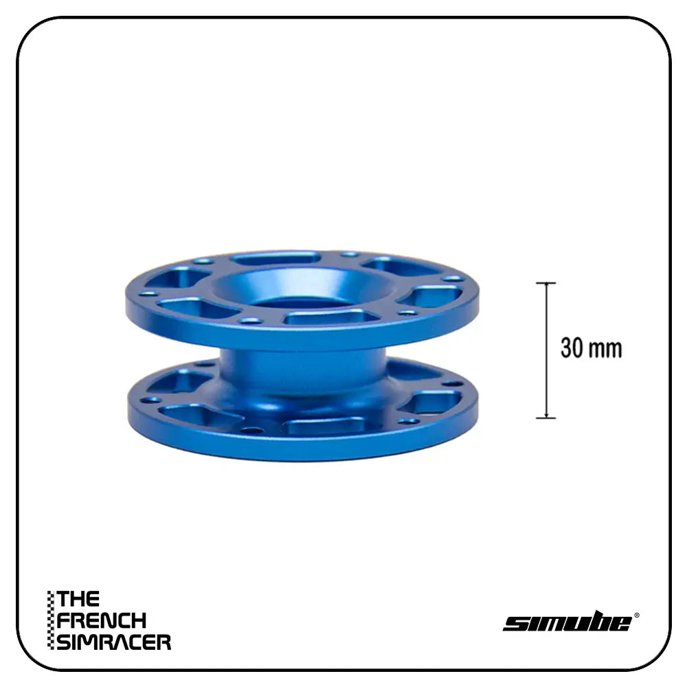 Simube Steering Wheel Spacer – CNC Aluminium Wheel Spacer (30mm / 50mm) - The French Simracer