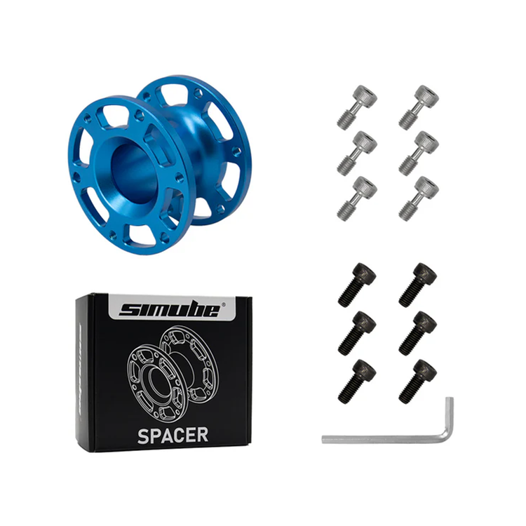 Simube Spacer – Entretoise Volant CNC Aluminium (30mm / 50mm) - The French Simracer