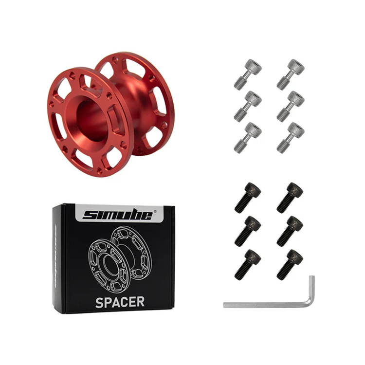 Simube Spacer – Entretoise Volant CNC Aluminium (30mm / 50mm) - The French Simracer