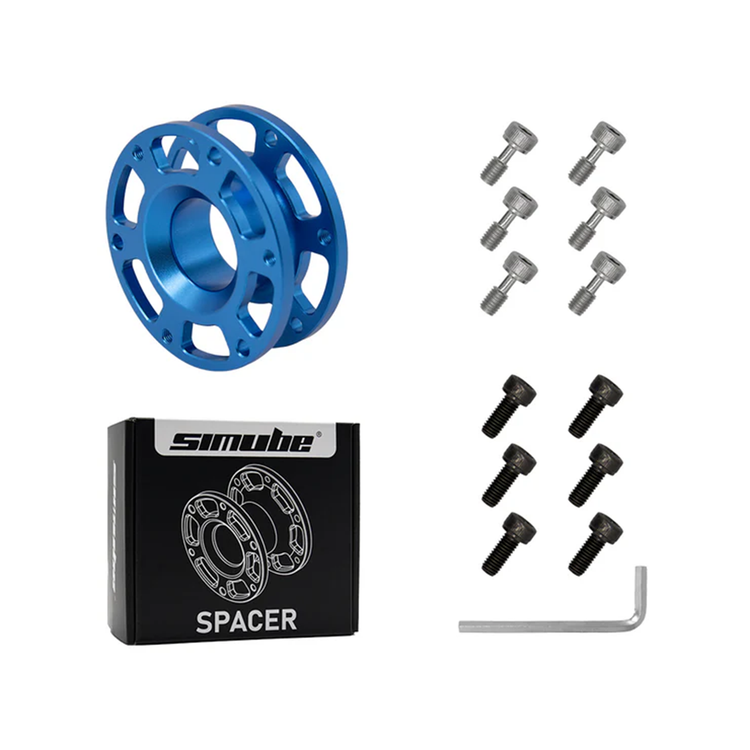 Simube Spacer – Entretoise Volant CNC Aluminium (30mm / 50mm) - The French Simracer