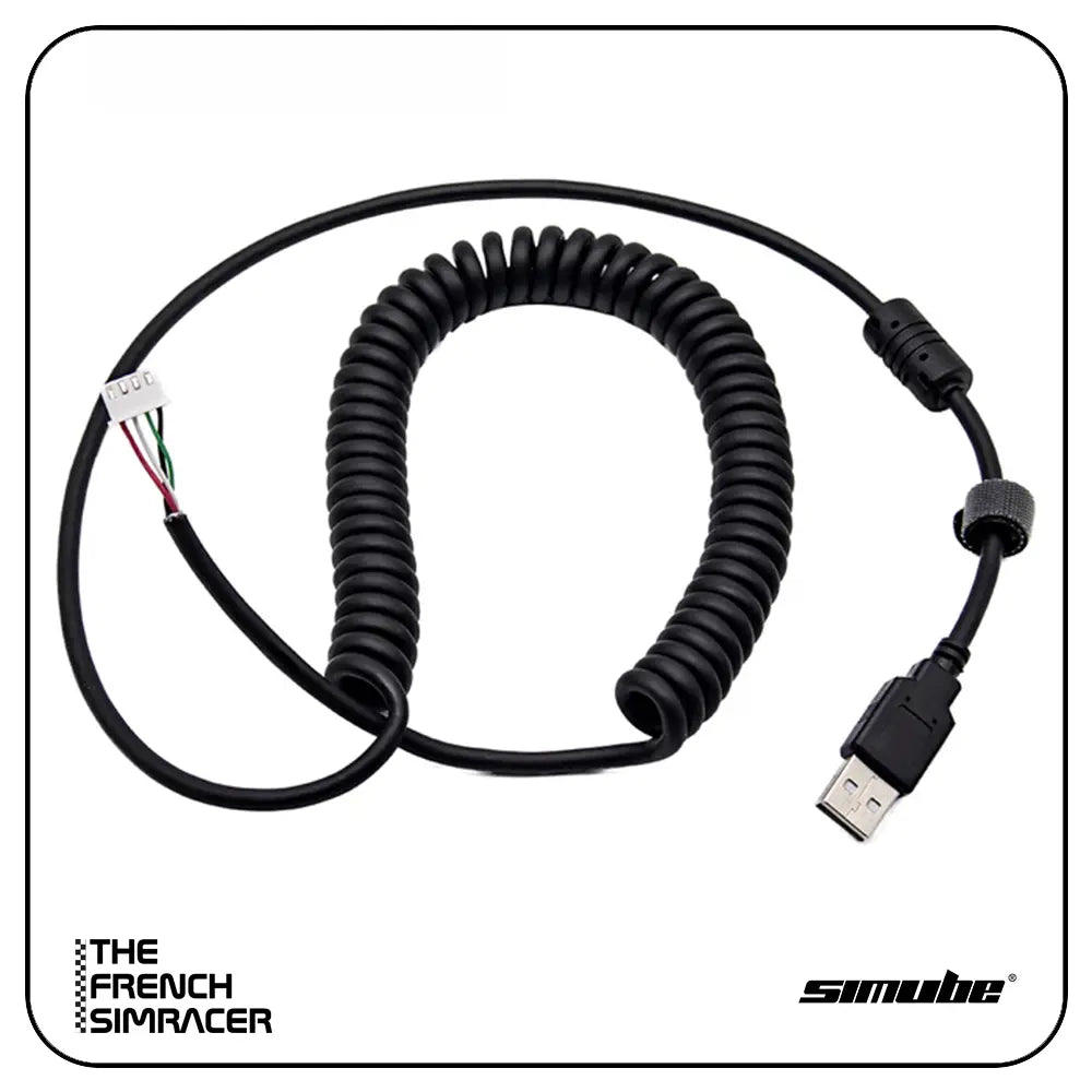 Simube USB to XH2.54 4-Pin Extension Cable - The French Simracer