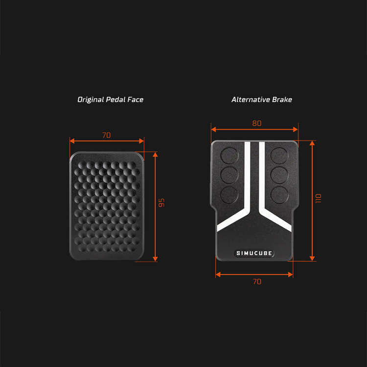 Simucube ActivePedal Brake Pedal Face Plate - The French Simracer
