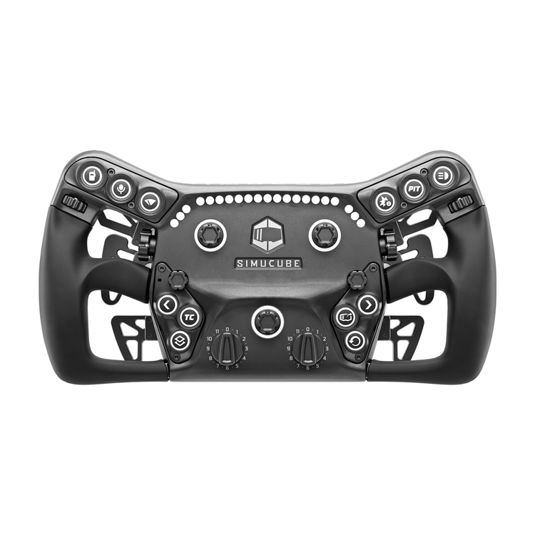 Volant Simucube Savu Pro pour Simucube 3, vue de face