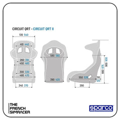 Sparco Circuit II  – Simracing Seat - The French Simracer