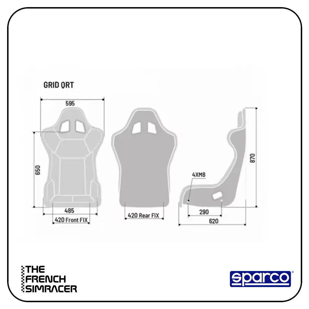 Sparco Grid Q – FIA Racing Seat - The French Simracer