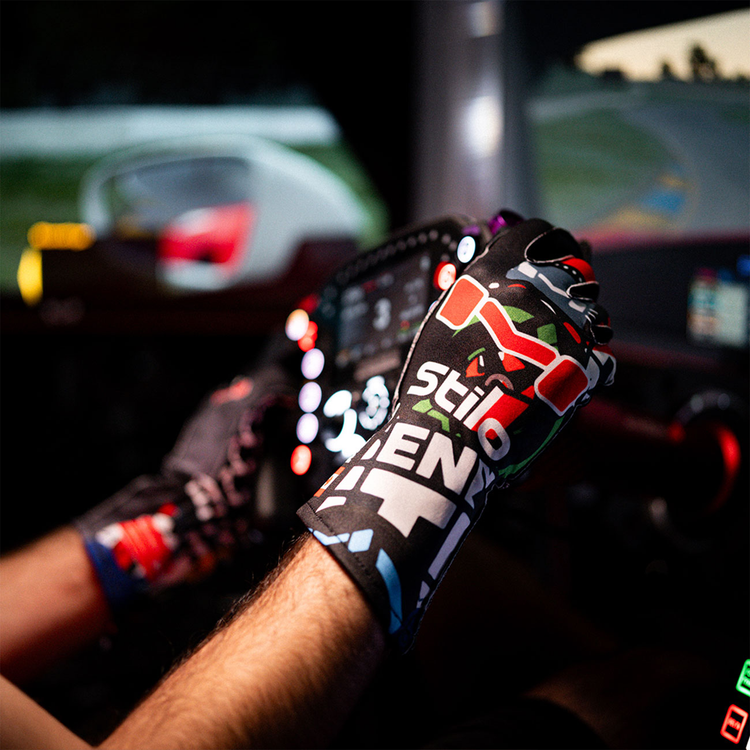 Stickered Up Gloves by Moradness - The French Simracer