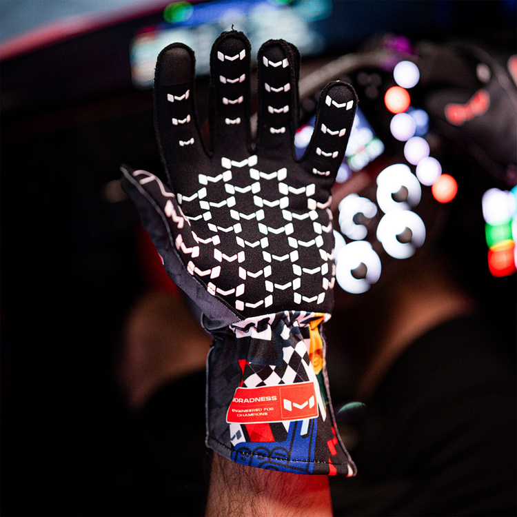 Stickered Up Gloves by Moradness - The French Simracer