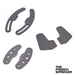 TFS - Carbon paddles 3mm TheFrenchSimracer