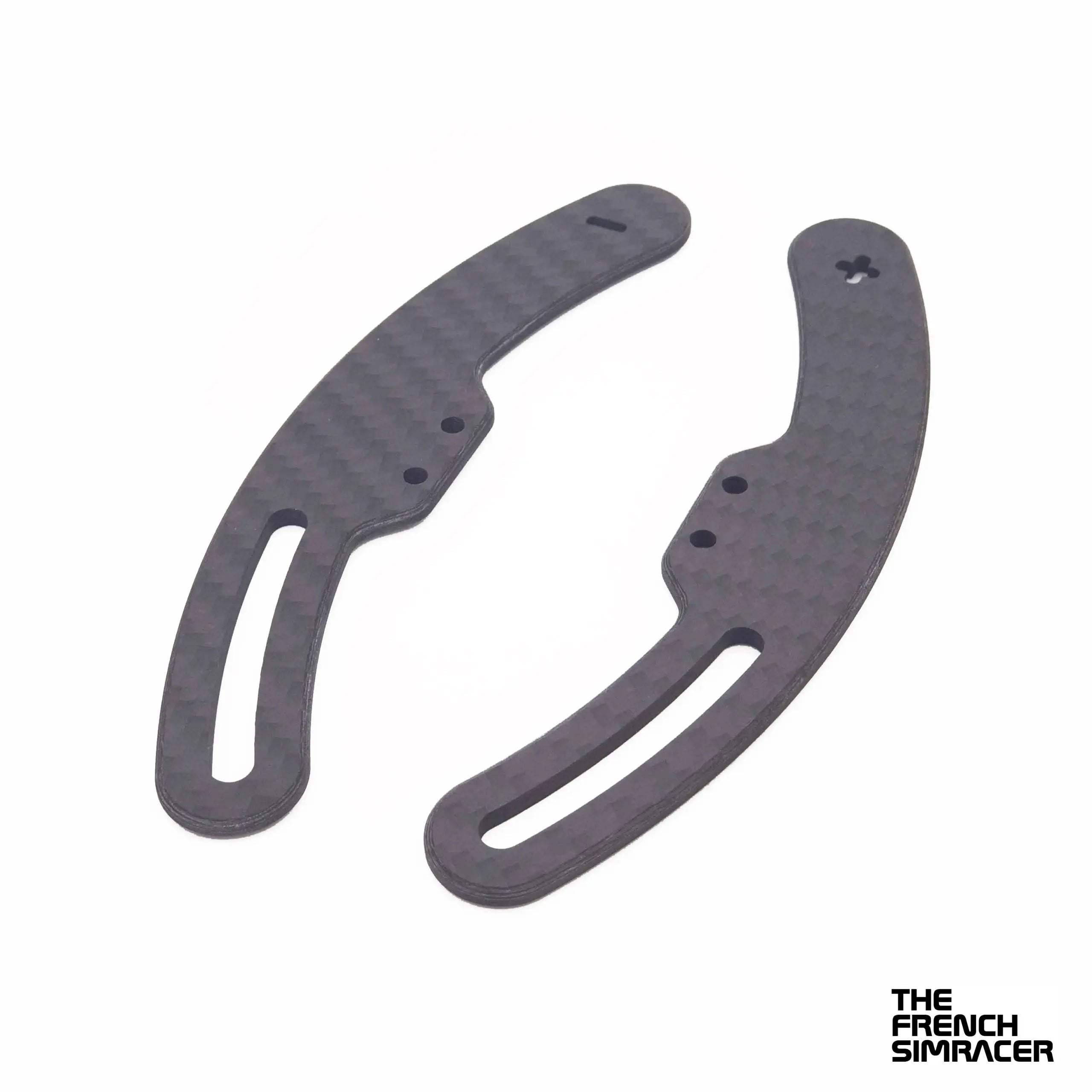 TFS - Carbon paddles 3mm TheFrenchSimracer