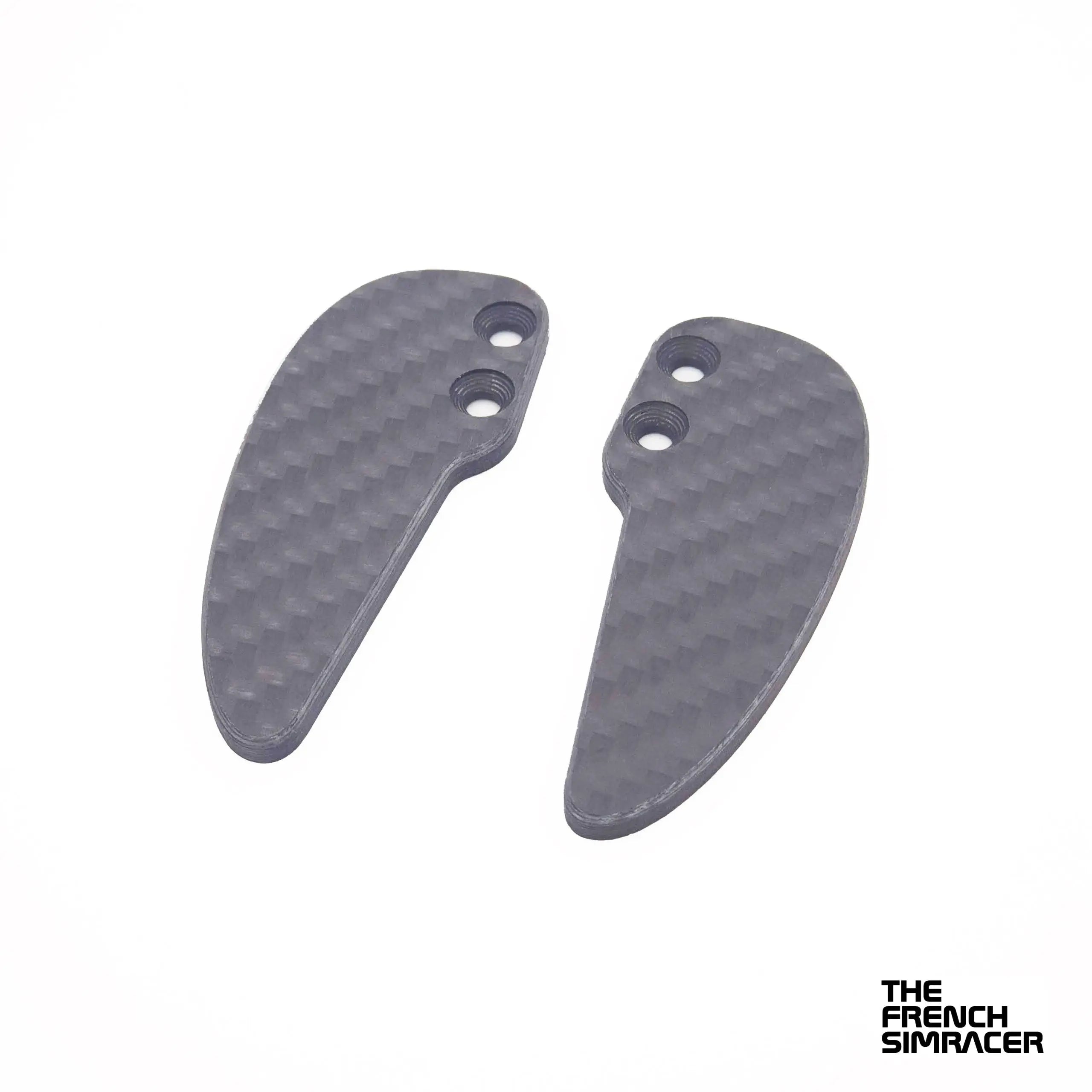 TFS - Carbon paddles 3mm TheFrenchSimracer