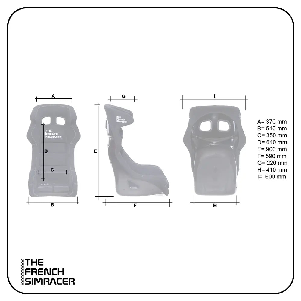 The French Simracer - Simracing Seat - TFS-B1-L - The French Simracer
