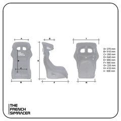 The French Simracer - Simracing Seat - TFS-B1-L - The French Simracer