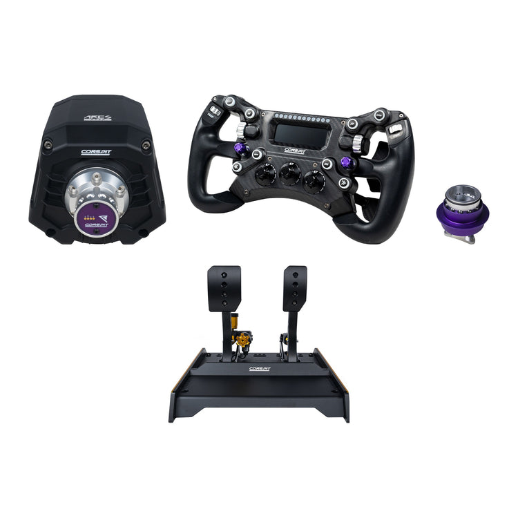 Conspit - Build your own bundle Ares CDR - Ares Apex 8Nm / 300 GT Steering Wheel / CPP-Evo Hydraulic 2 Pedals
