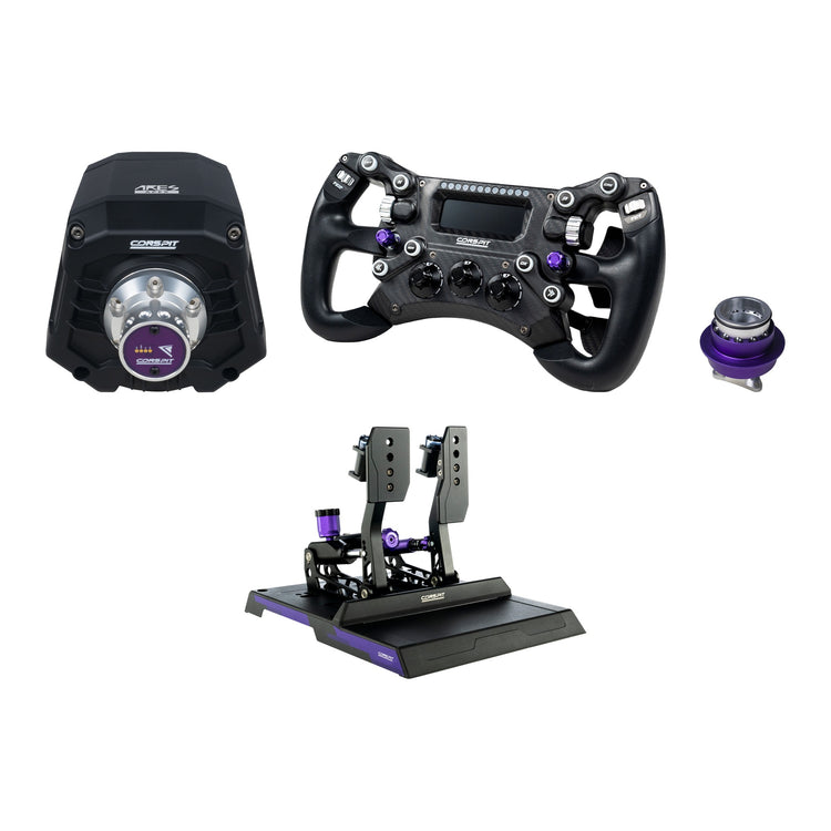 Conspit - Build your own bundle Ares CDR - Ares Apex 8Nm / 300 GT Steering Wheel / CPP-Lite Hydraulic 2 Pedals