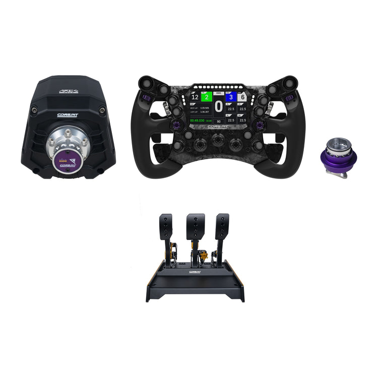 Conspit - Build your own bundle Ares CDR - Ares Apex 8Nm / 290GP Formula Wheel / CPP-Evo Hydraulic 3 Pedals