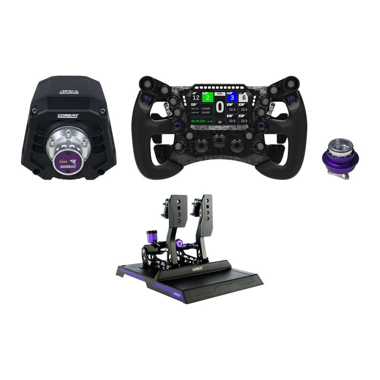 Conspit - Build your own bundle Ares CDR - Ares Apex 8Nm / 290GP Formula Wheel / CPP-Lite Hydraulic 2 Pedals