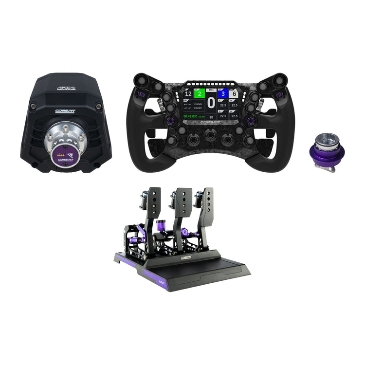 Conspit - Build your own bundle Ares CDR - Ares Apex 8Nm / 290GP Formula Wheel / CPP-Lite Hydraulic 3 Pedals