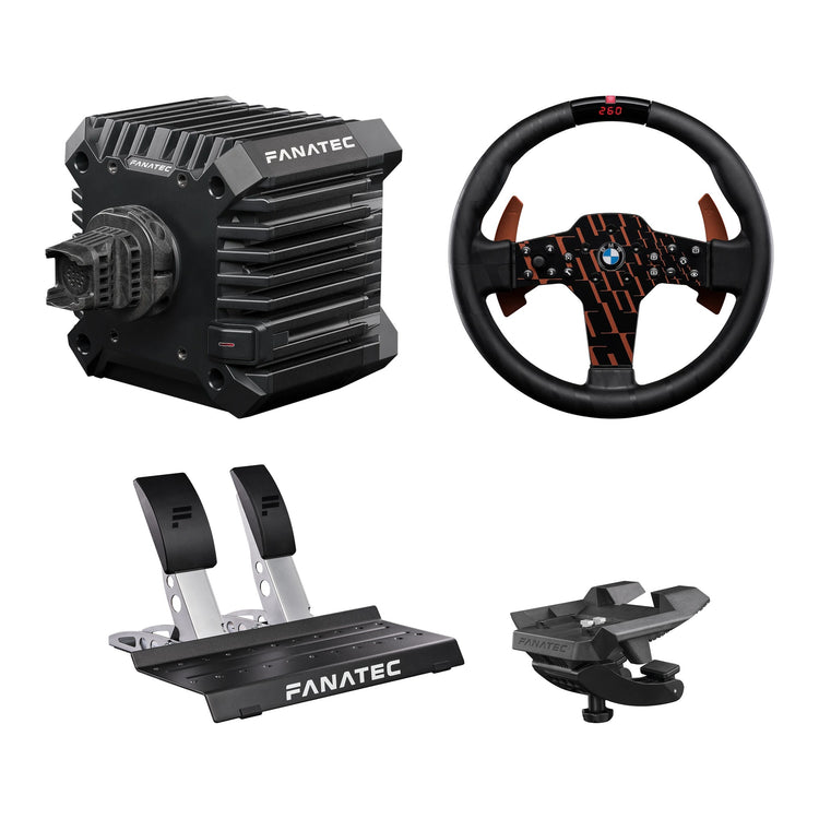 Fanatec CSL DD QR2 Ready2Race BMW Bundle (5 Nm) avec pince de table