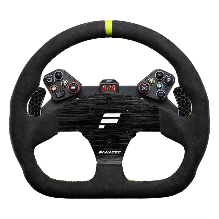Fanatec CSL Universal Hub V2 + QR2 Lite côté volant avec une couronne Fanatec en D (couronne non incluse), vue 5
