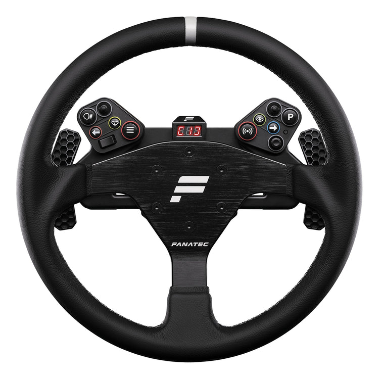 Fanatec CSL Universal Hub V2 + QR2 Lite côté volant avec une couronne Fanatec ronde (couronne non incluse), vue 6