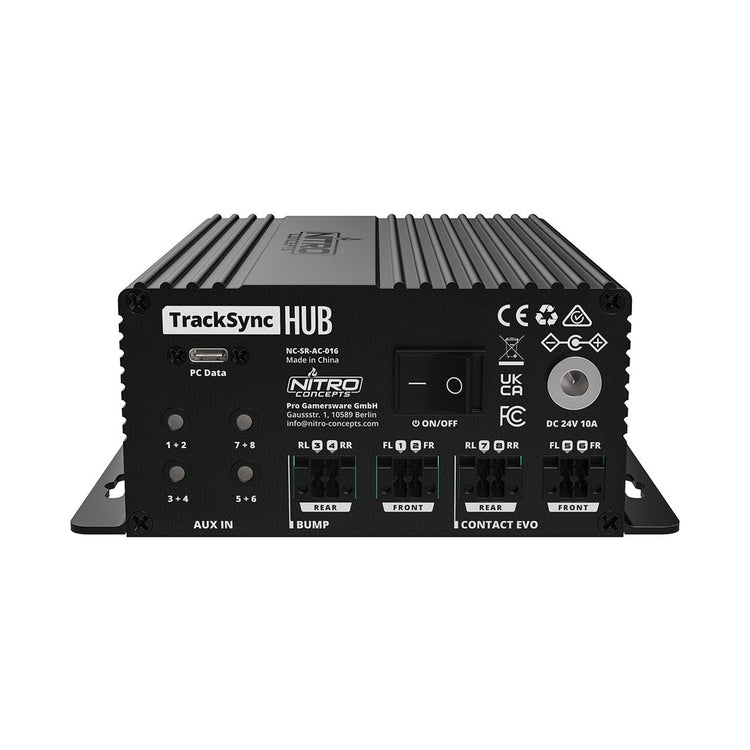 Nitro Concepts TrackSync Hub – Hub haptique 8 canaux 240 W RMS, vue 4