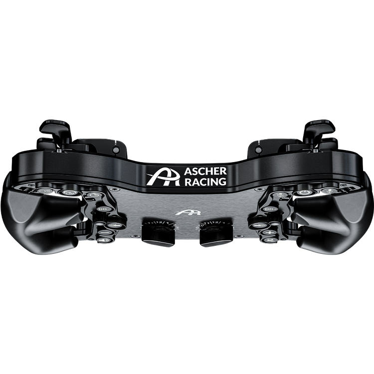 Volant de simracing Ascher Racing Pro Black Edition, vue 3