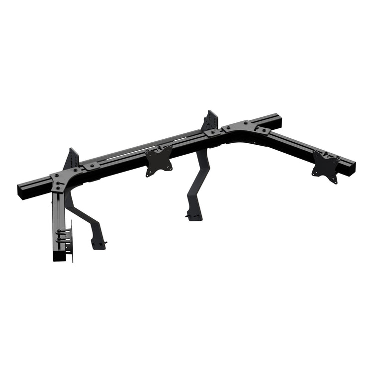 Support triple écran intégré Res-Tech GT, vue 3