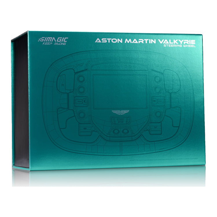 Boîte du volant Simagic Aston Martin Valkyrie – vue de face