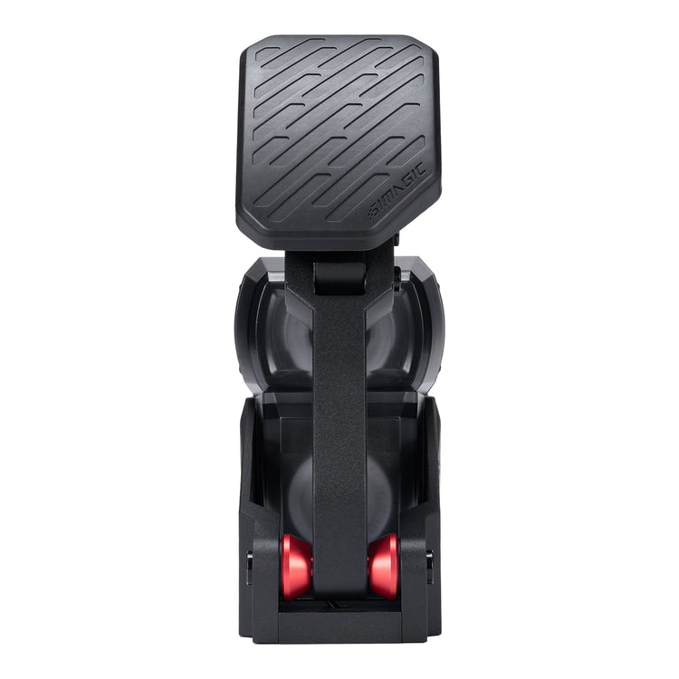 Pédale active Simagic P-Active – vue de face du plateau de pédale