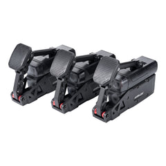 Set 3 pédales actives Simagic P-Active – vue trois quarts avant