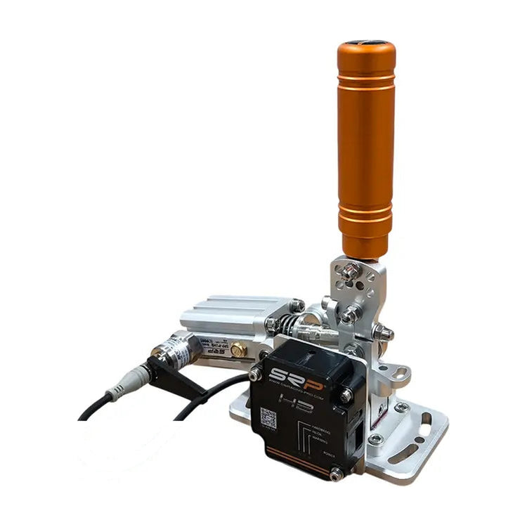 SRP® HB Sim Racing Handbrake – Argent / Orange