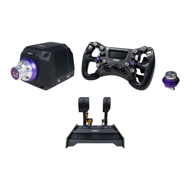 Conspit - Build your own bundle Ares CDR - Ares 12Nm / 300 GT Steering Wheel / CPP-Evo Hydraulic 2 Pedals