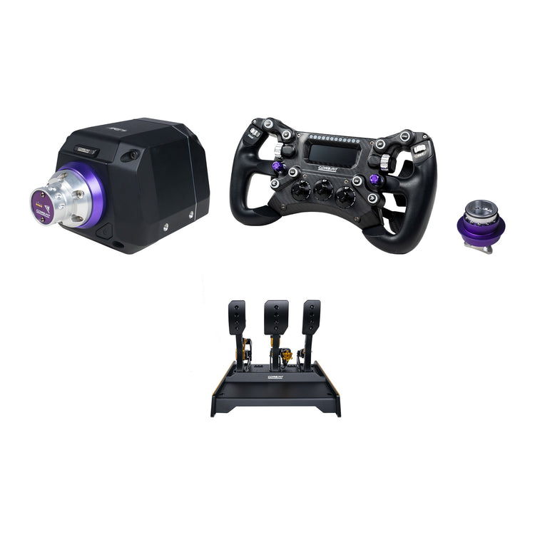 Conspit - Build your own bundle Ares CDR - Ares 12Nm / 300 GT Steering Wheel / CPP-Evo Hydraulic 3 Pedals