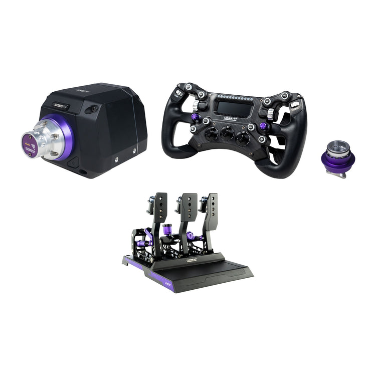 Conspit - Build your own bundle Ares CDR - Ares 12Nm / 300 GT Steering Wheel / CPP-Lite Hydraulic 3 Pedals