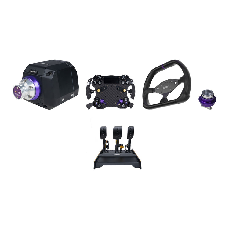 Conspit - Build your own bundle Ares CDR - Ares 12Nm / H.AO Hub + DX320 / CPP-Evo Hydraulic 3 Pedals