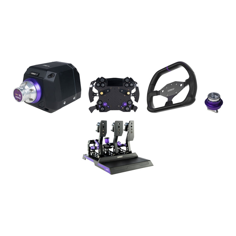Conspit - Build your own bundle Ares CDR - Ares 12Nm / H.AO Hub + DX320 / CPP-Lite Hydraulic 3 Pedals