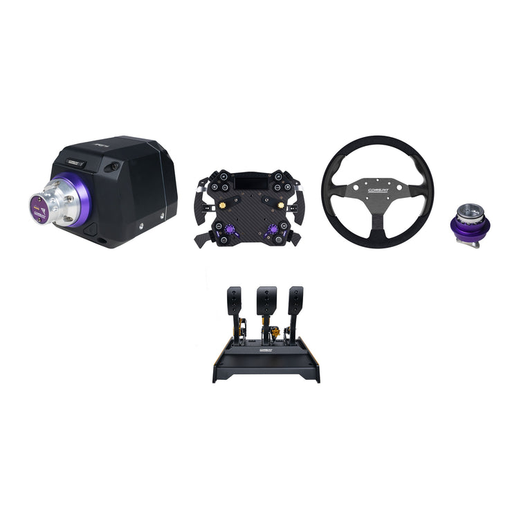Conspit - Build your own bundle Ares CDR - Ares 12Nm / H.AO Hub + RX320 / CPP-Evo Hydraulic 3 Pedals