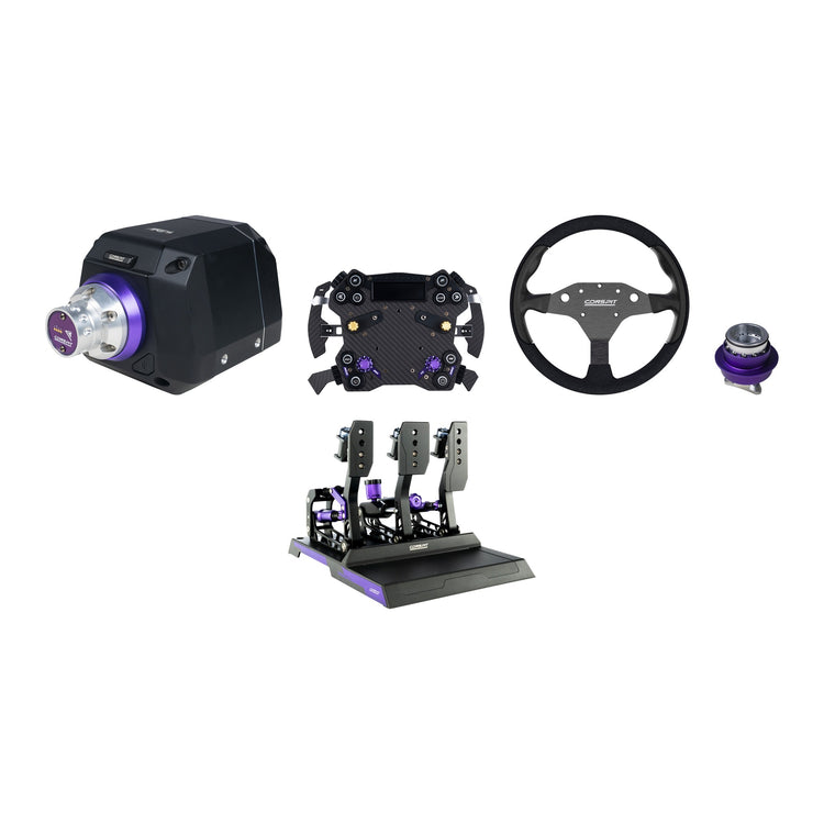 Conspit - Build your own bundle Ares CDR - Ares 12Nm / H.AO Hub + RX320 / CPP-Lite Hydraulic 3 Pedals