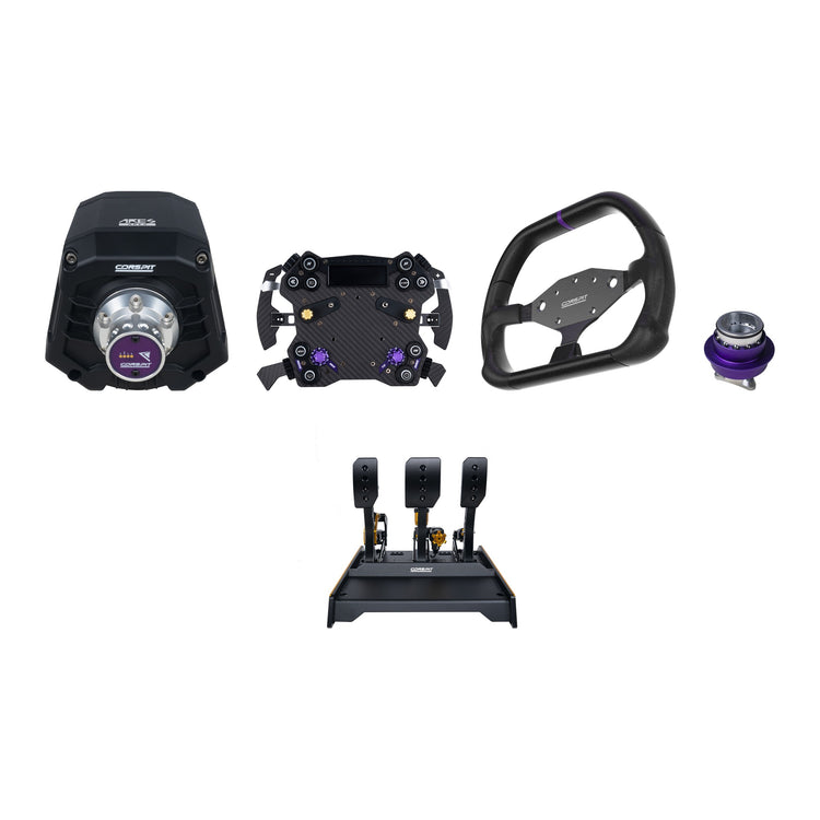 Conspit - Build your own bundle Ares CDR - Ares Apex 8Nm / H.AO Hub + DX320 / CPP-Evo Hydraulic 3 Pedals