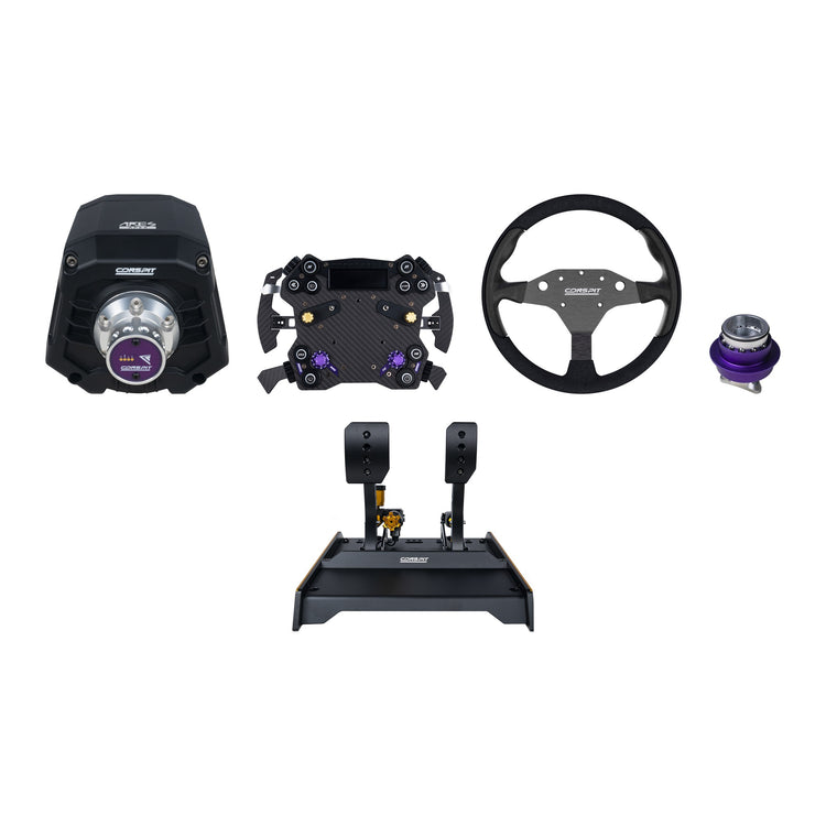 Conspit - Build your own bundle Ares CDR - Ares Apex 8Nm / H.AO Hub + RX320 / CPP-Evo Hydraulic 2 Pedals