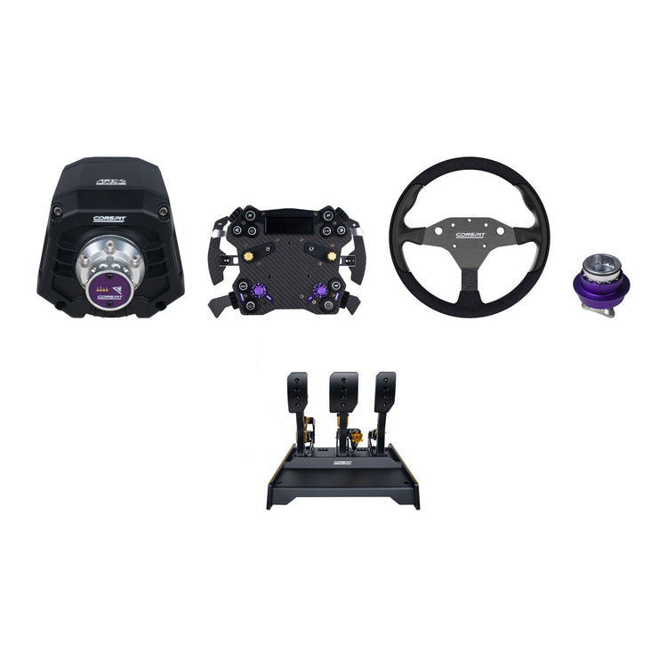 Conspit - Build your own bundle Ares CDR - Ares Apex 8Nm / H.AO Hub + RX320 / CPP-Evo Hydraulic 3 Pedals