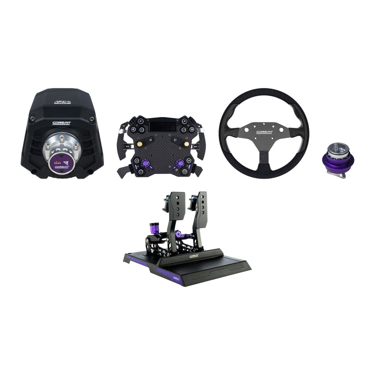 Conspit - Build your own bundle Ares CDR - Ares Apex 8Nm / H.AO Hub + RX320 / CPP-Lite Hydraulic 2 Pedals