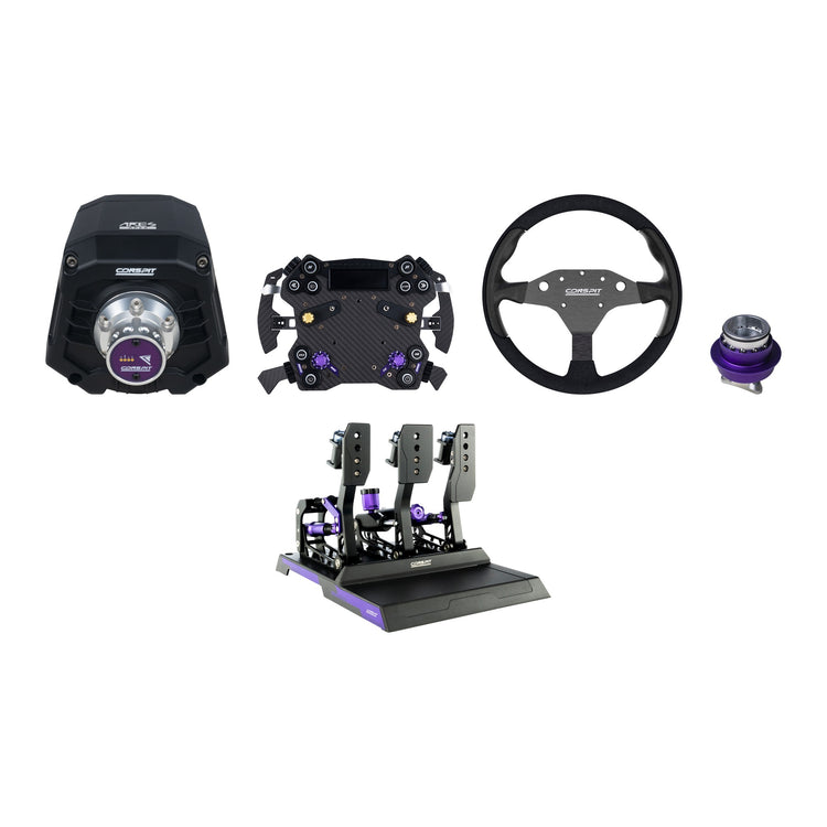 Conspit - Build your own bundle Ares CDR - Ares Apex 8Nm / H.AO Hub + RX320 / CPP-Lite Hydraulic 3 Pedals
