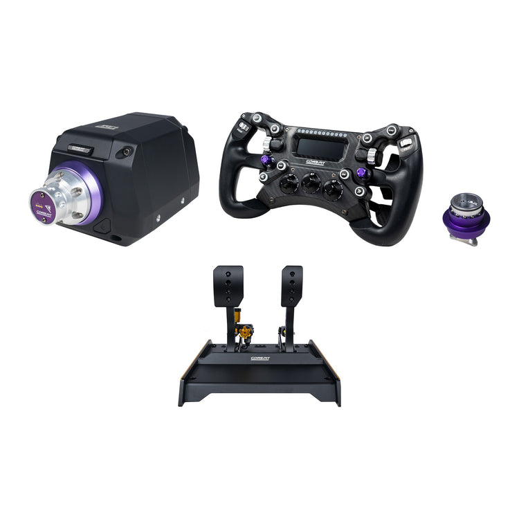 Conspit - Build your own bundle Ares CDR - Ares Platinum 20Nm / 300 GT Steering Wheel / CPP-Evo Hydraulic 2 Pedals