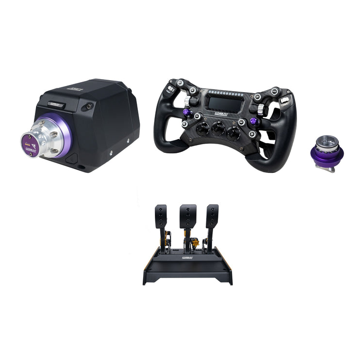 Conspit - Build your own bundle Ares CDR - Ares Platinum 20Nm / 300 GT Steering Wheel / CPP-Evo Hydraulic 3 Pedals