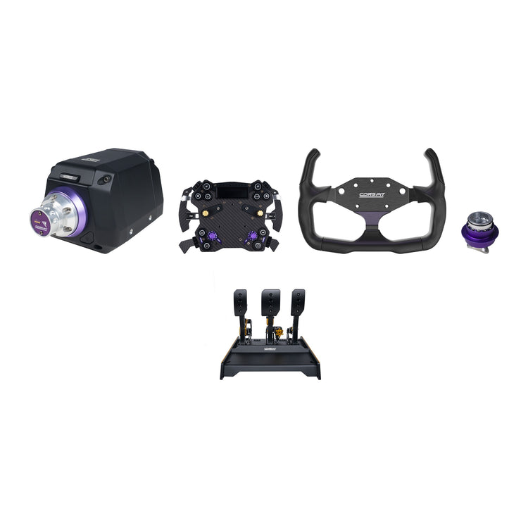 Conspit - Build your own bundle Ares CDR - Ares Platinum 20Nm / H.AO Hub + CX295 / CPP-Evo Hydraulic 3 Pedals